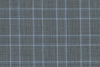 71118-1/10303 Grey Blue Plaid Check Suit Fabric