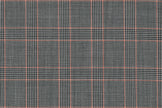 71119-2/10305 Grey Plaid W Mustard Check Jacket Fabric