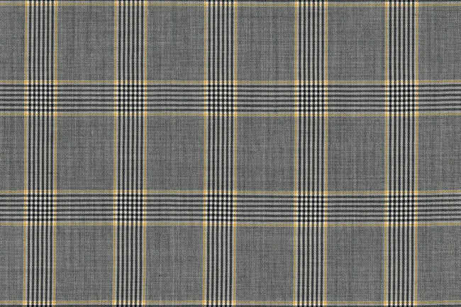 71119-3/10304 Sand Grey Plaid Check  Jacket Fabric