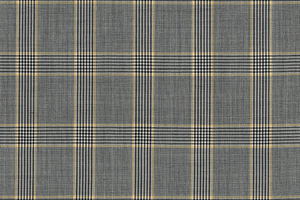 71119-3/10304 Sand Grey Plaid Check  Suit Fabric