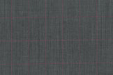 71121-1/10310 Grey With Pink Windowpane Suit Fabric