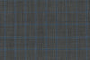 71122-1/10312 Medium Grey W Blue Windowpane Suit Fabric