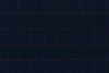 71122-2/10313 Royal Blue W Purple Windowpane Suit Fabric