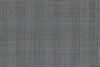71123-1/10314 Blue Check On Grey Glen Plaid Suit Fabric
