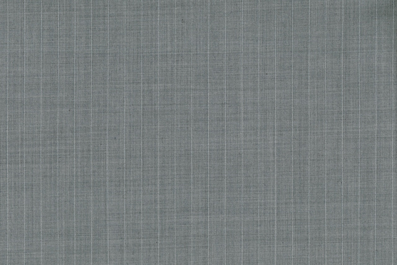 71126-1/10342 Light Grey Pin Stripe Jacket Fabric