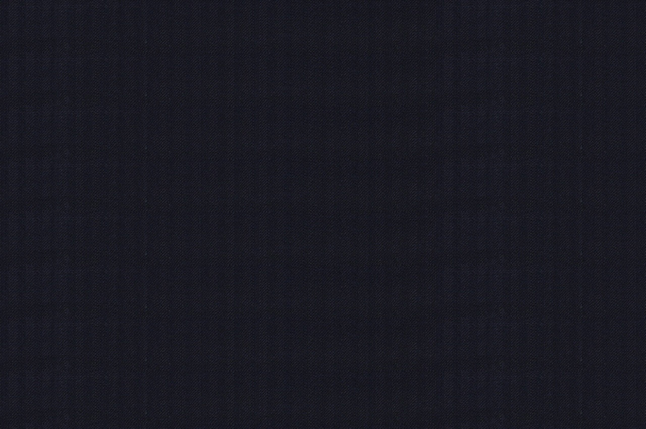 71132-2/10360 Dark Blue Small Herringbone Jacket Fabric