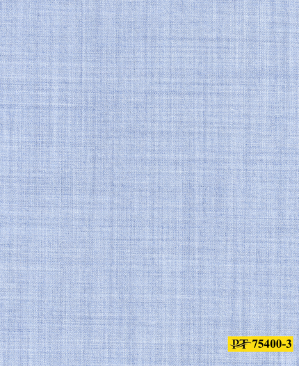 75400-3/P3-18126 Light Grey Blue Plain Suit Fabric
