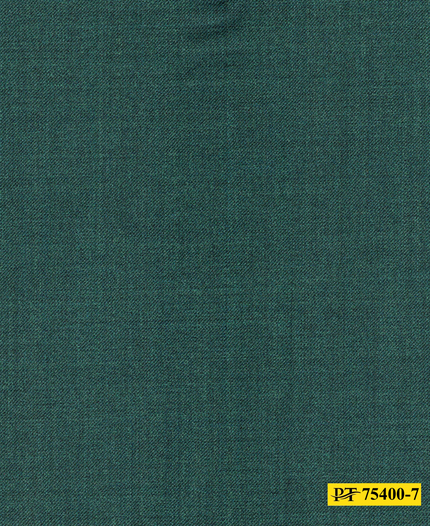 75400-7/P3-18130 Pine Green Plain Suit Fabric