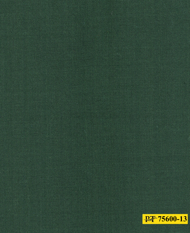75600-13/P3-18093 Dark Green Plain Jacket Fabric
