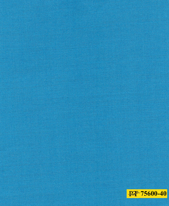 75600-40/P3-18120 Sea Blue Plain Vest Fabric
