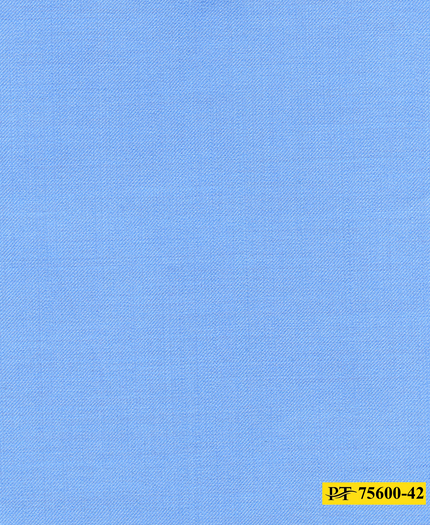 75600-42/P3-18122 Maya Blue Plain Suit Fabric