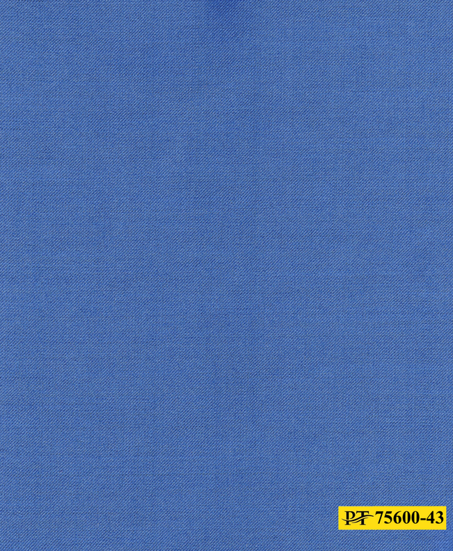 75600-43/P3-18123 Indigo Blue Plain Vest Fabric
