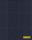 802003/P3-20894 Midnight Blue With Blue Check Suit Fabric