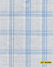 802004/P3-20895 Silver Grey With Blue Check Suit Fabric