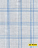 802004/P3-20895 Silver Grey With Blue Check Suit Fabric