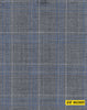 802005/P3-20896 Light Grey With White & Blue Check Vest Fabric