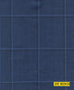 802010/P3-20901 Navy With Black and Light Blue Houndstooth Check Suit Fabric