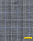 802017/P3-20908 Light Grey With Silver & Blue Check Jacket Fabric