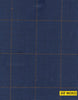802022/P3-20913 Navy With Bronze Check Suit Fabric