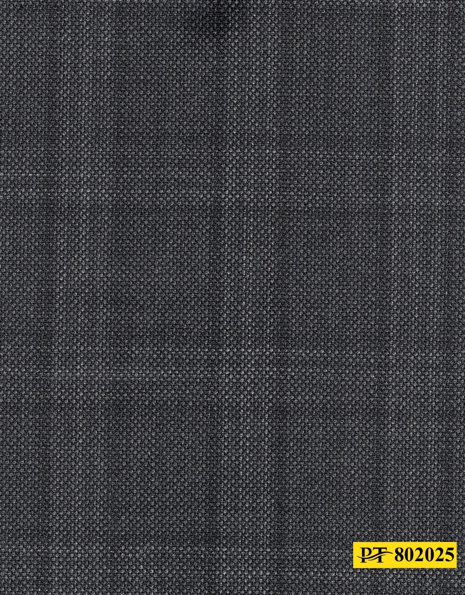 802025/P3-20916 Charcoal Grey With Black & White Check Jacket Fabric