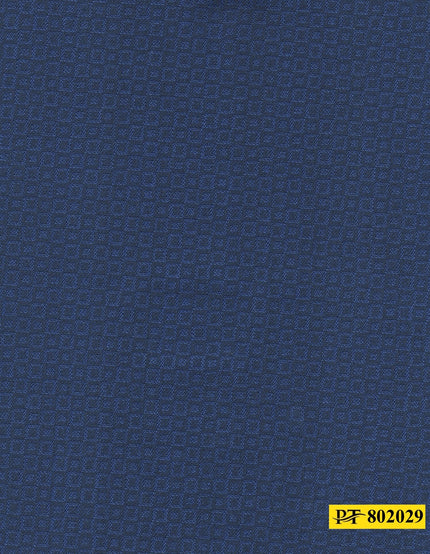 802029/P3-20920 Navy Blue Pattern Suit Fabric