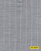 802037/P3-20928 Silver Grey With White Stripe Suit Fabric