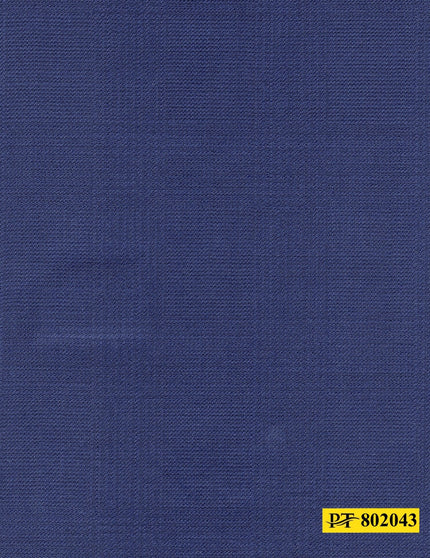 802043/P3-20934 Navy With Houndstooth Self Check Jacket Fabric