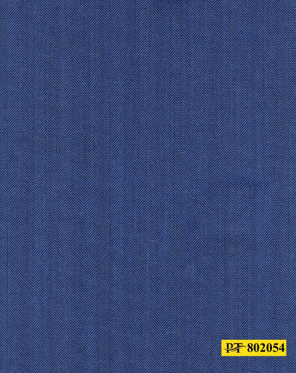 802054/P3-20945 Royal Blue Herringbone Jacket Fabric
