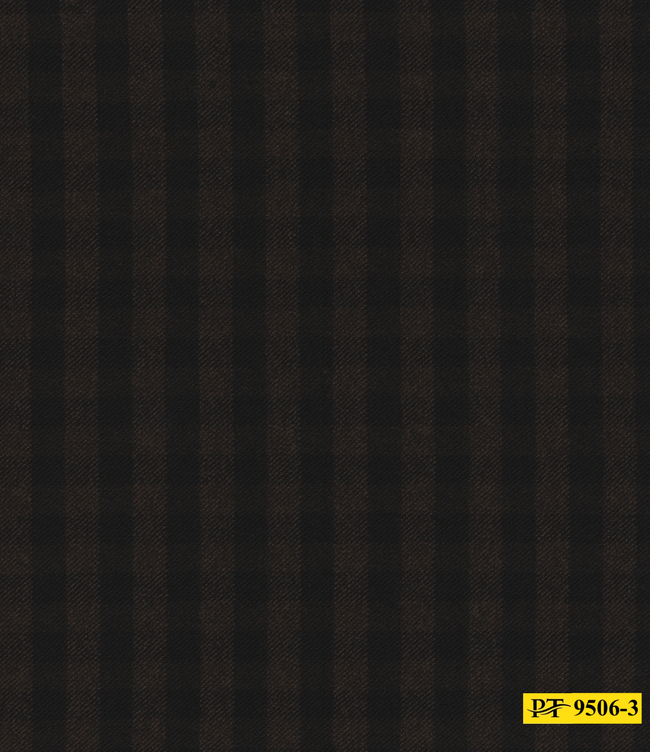 9506-3/P4-18172 Brown & Black Check Jacket Fabric