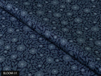 COLOR 31/BLOOM 31 Blue Floral Printed Fine Giza Cotton Shirting Fabric