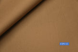 CDV-12/M2-21410 Tan Brown Solid Pants Fabric
