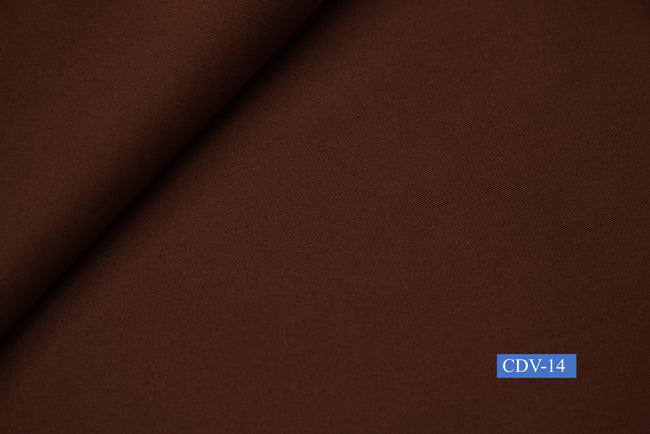 CDV-14/M2-21412 Cinnamon Brown Solid Vest Fabric