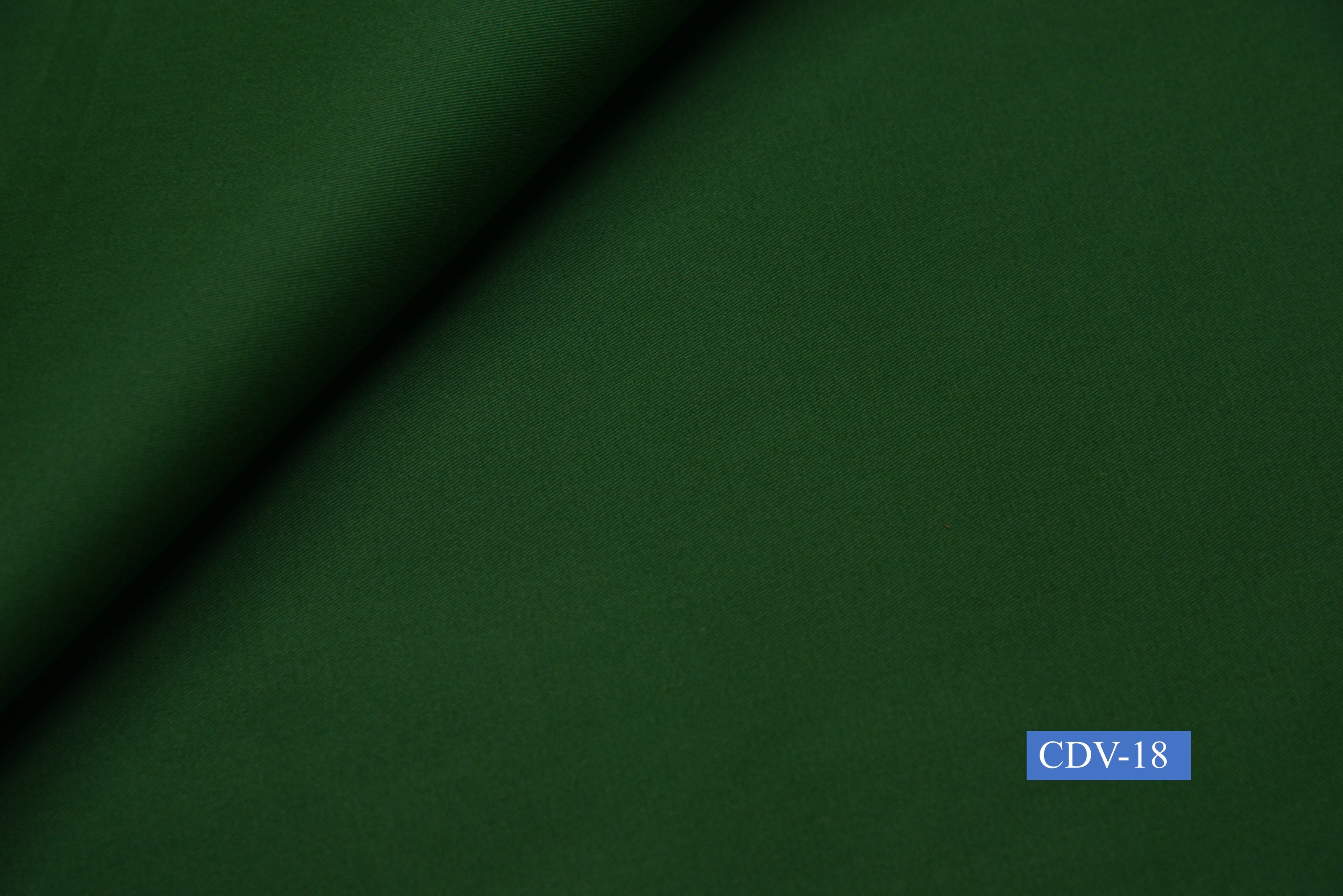 CDV-18/M2-21416 Green Solid Vest Fabric