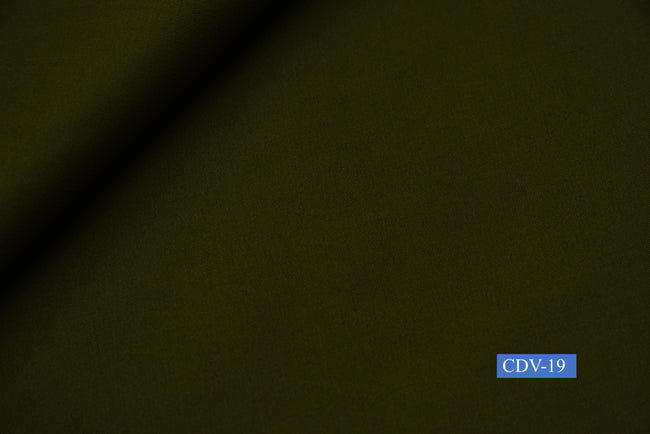 CDV-19/M2-21417 Dark Army Green Solid Vest Fabric