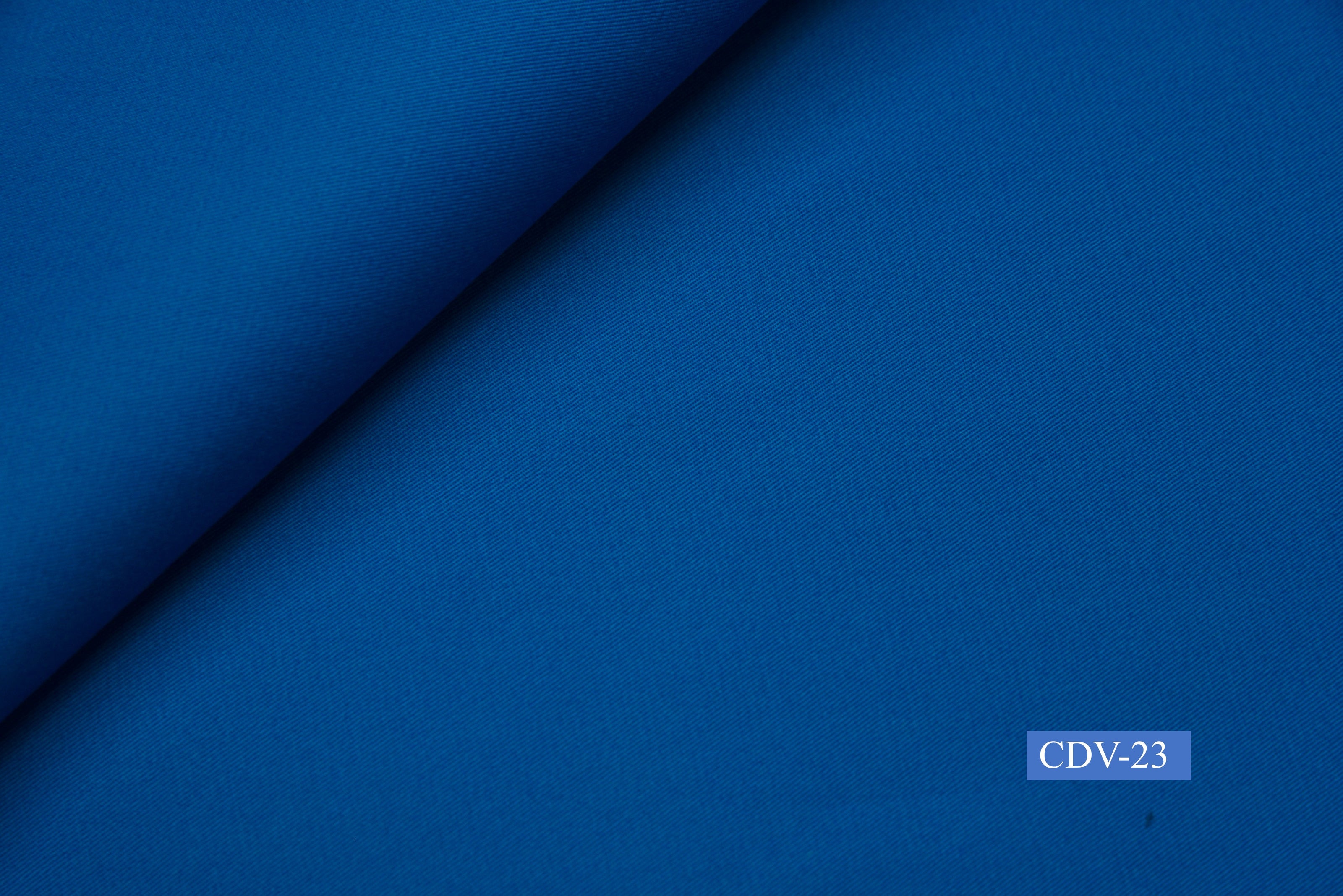 CDV-23/M2-21421 Azure Blue Solid Vest Fabric