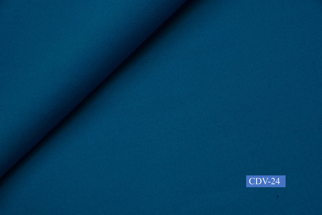 CDV-24/M2-21422 French Blue Solid Vest Fabric