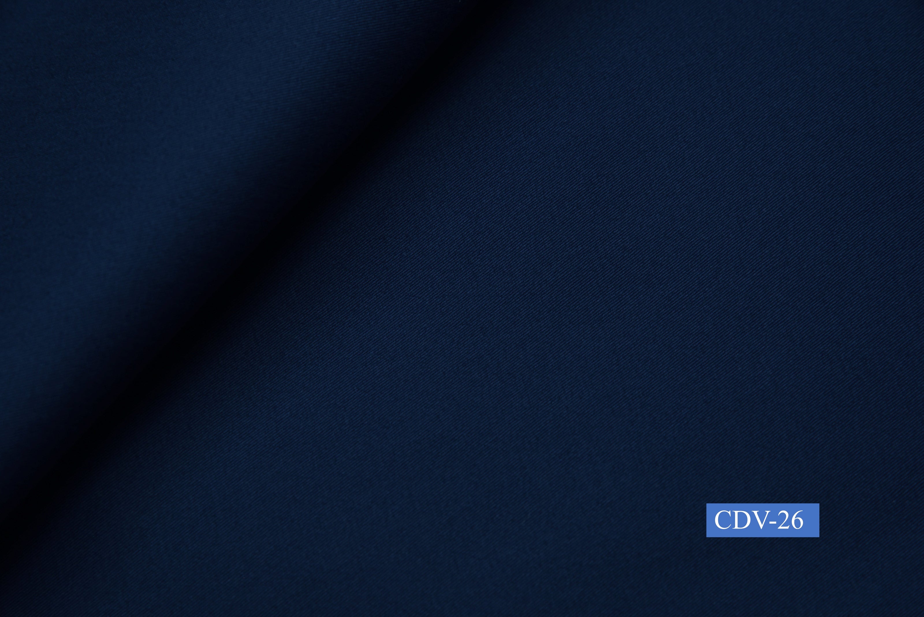 CDV-26/M2-21424 Prussian Blue Solid Vest Fabric