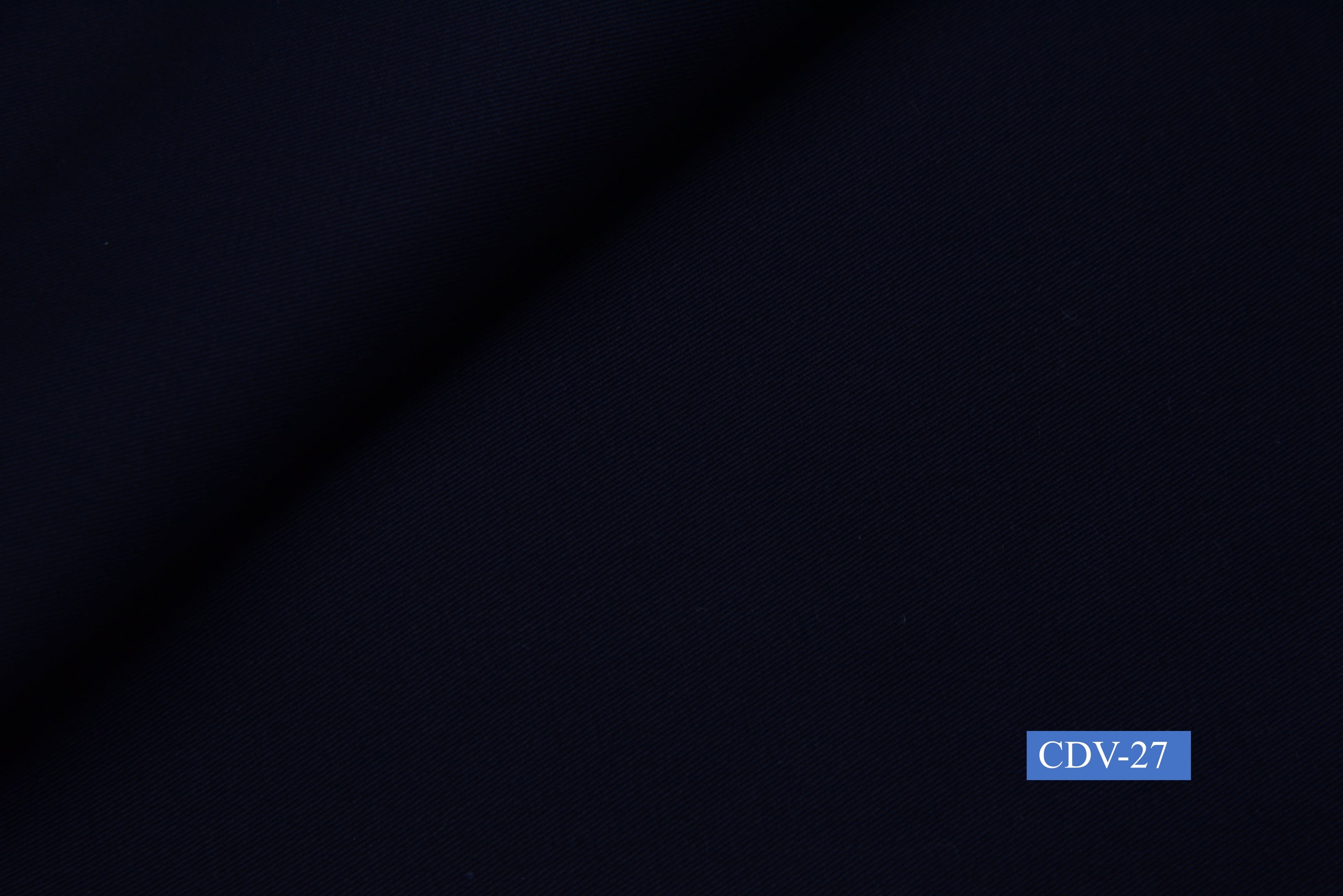 CDV-27/M2-21425 Midnight Blue Solid Vest Fabric