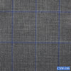 CSW-106/V3-19066 Grey With Blue Check Vest Fabric