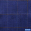 CSW-107/V3-19067 Blue With Brown Check Vest Fabric