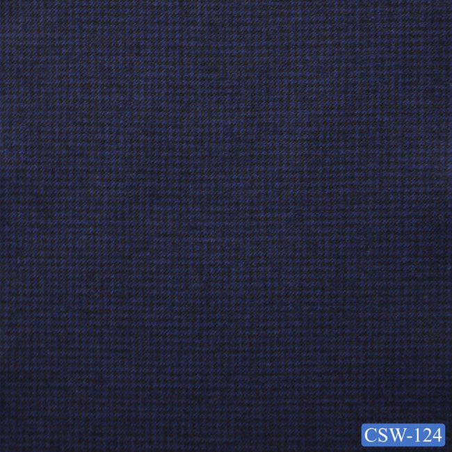 CSW-124/V3-19084 Navy Houndstooth Pants Fabric