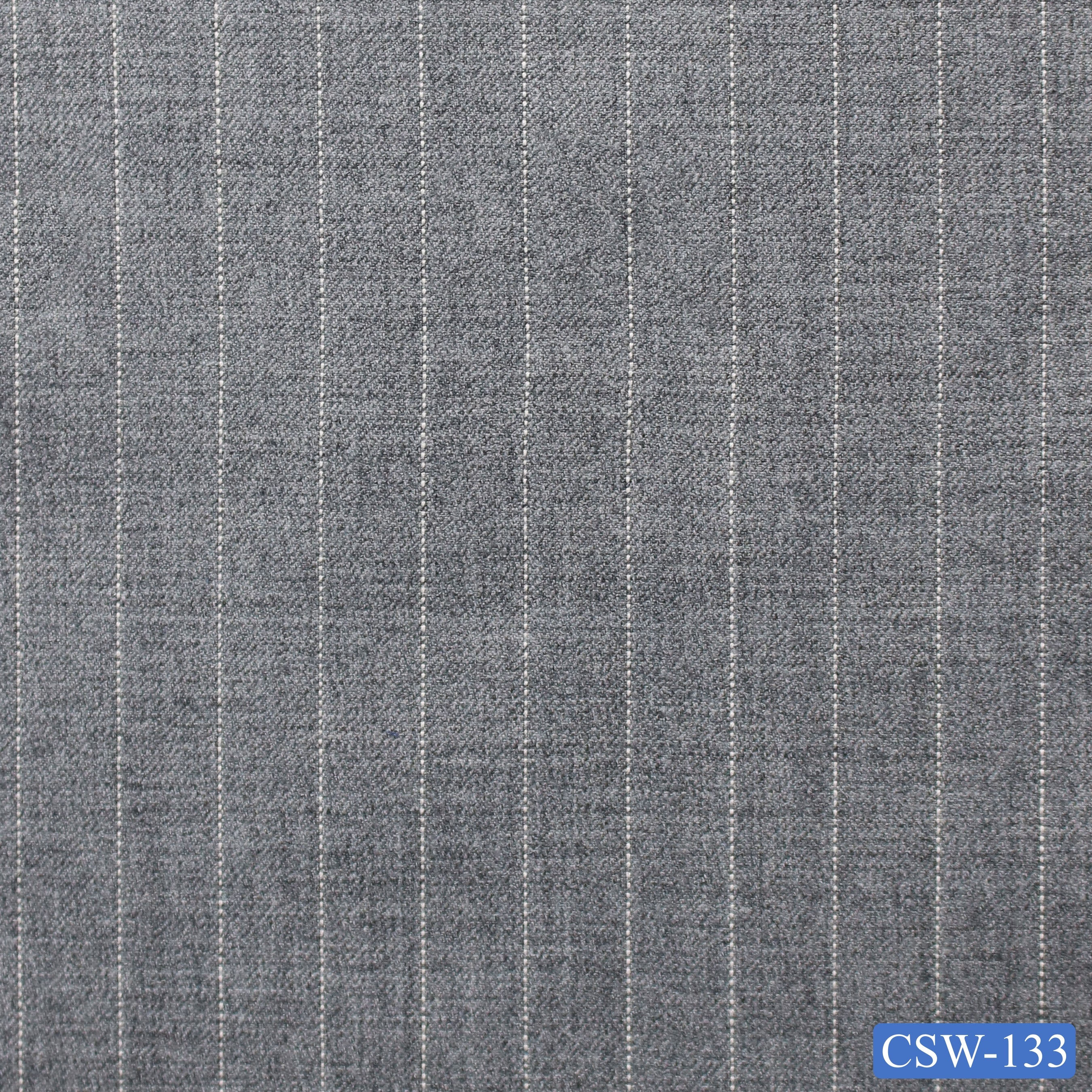 CSW-133/V3-19093 Light Grey Pinstripe Vest Fabric