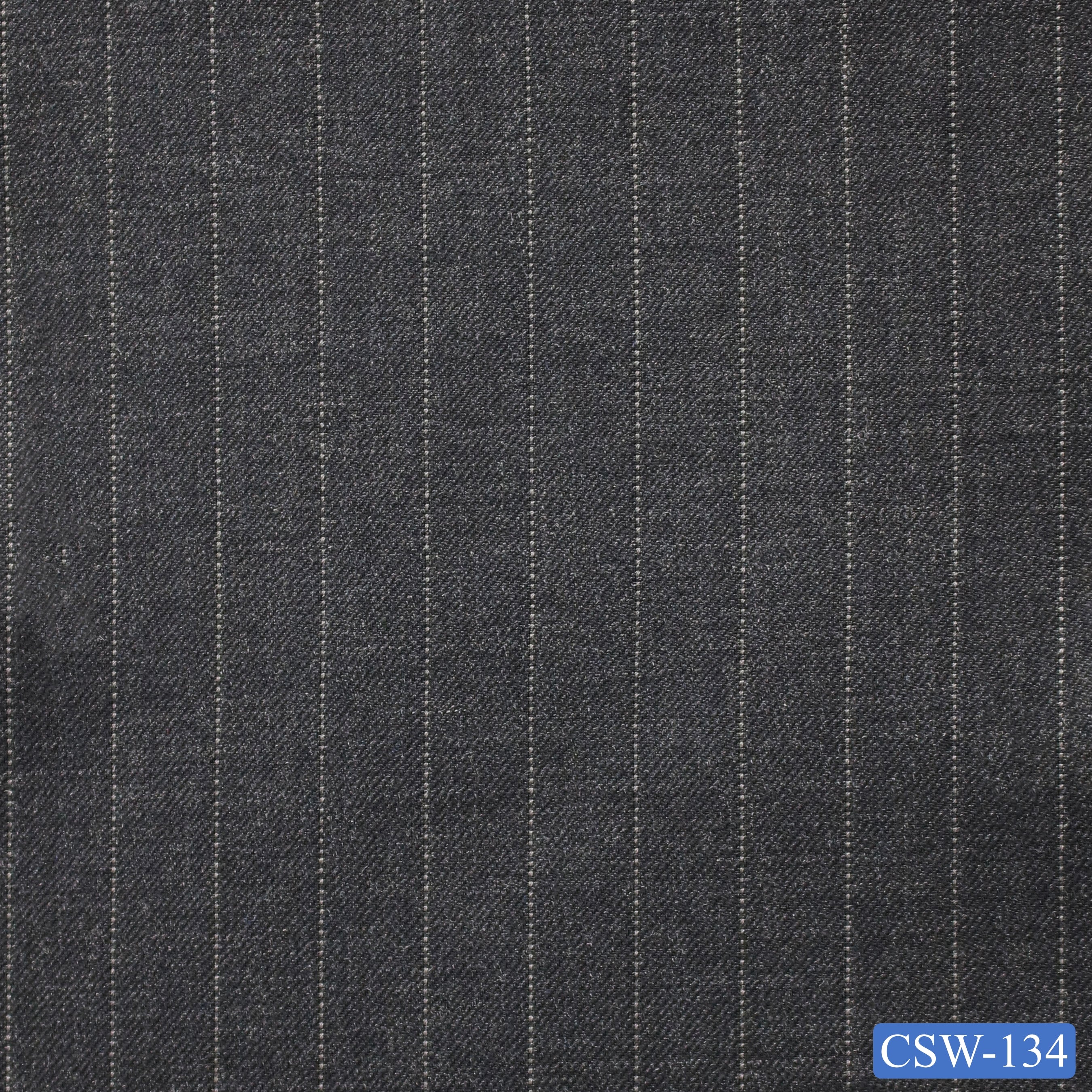 CSW-134/V3-19094 Dark Grey Pinstripe Vest Fabric