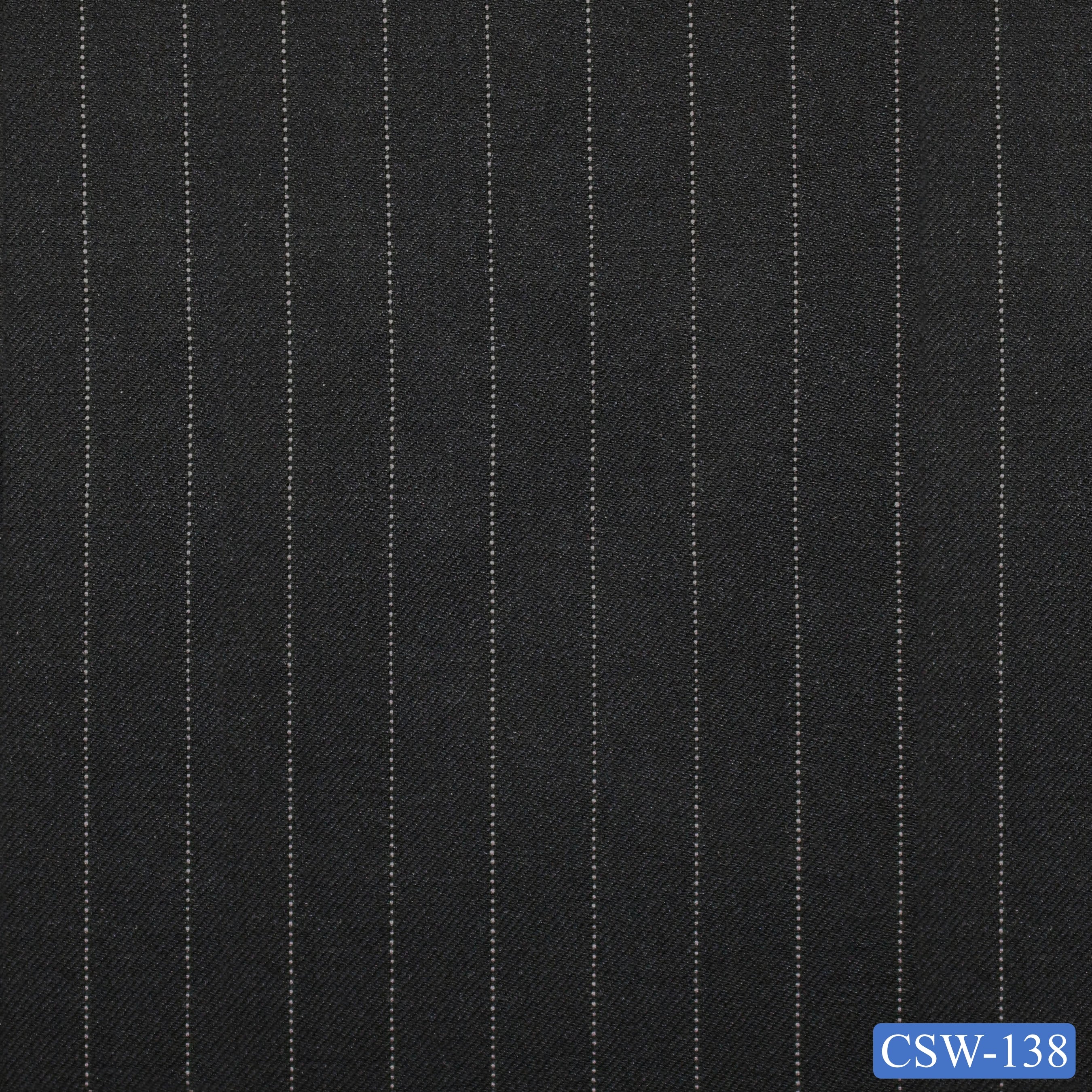 CSW-138/V3-19098 Black Pinstripe Pants Fabric