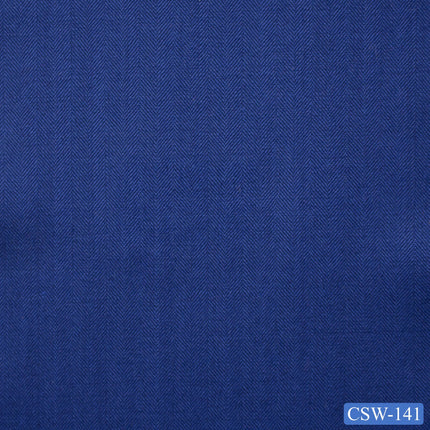 CSW-141/V3-19101 Royal Blue Herringbone Jacket Fabric