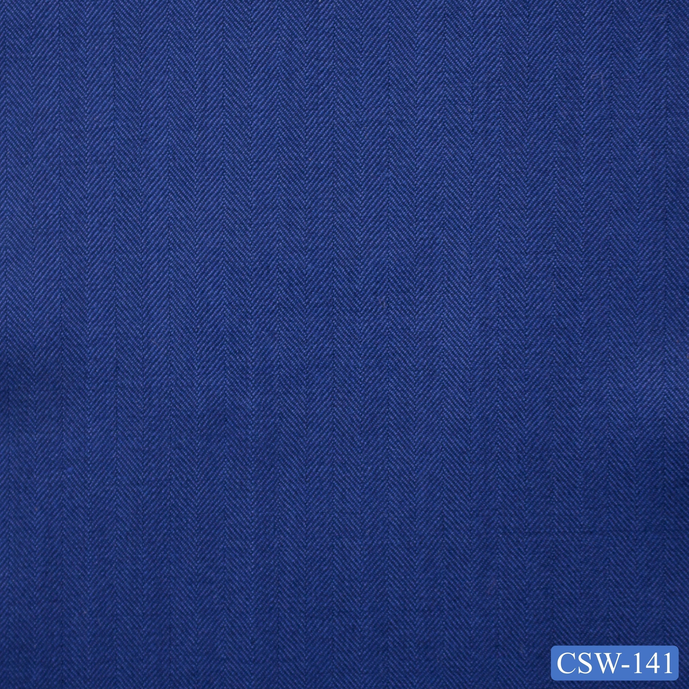 CSW-141/V3-19101 Royal Blue Herringbone Vest Fabric