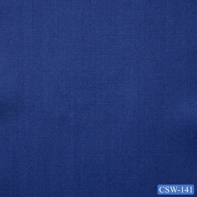 CSW-141/V3-19101 Royal Blue Herringbone Vest Fabric