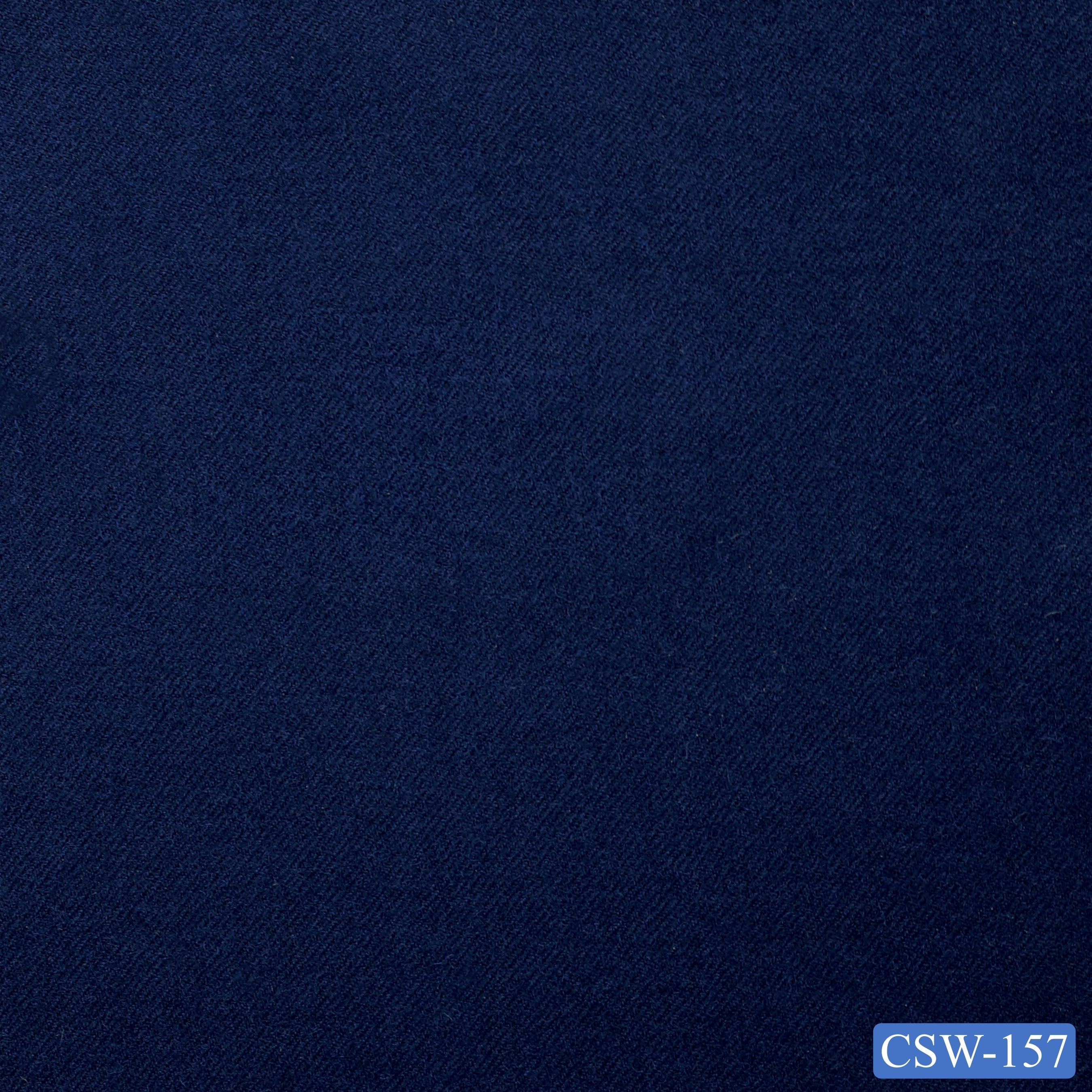 CSW-157/V3-19117 Navy Blue Solid Flannel Pants Fabric