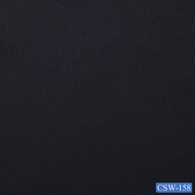 CSW-158/V3-19118 Dark Blue Solid Flannel Pants Fabric