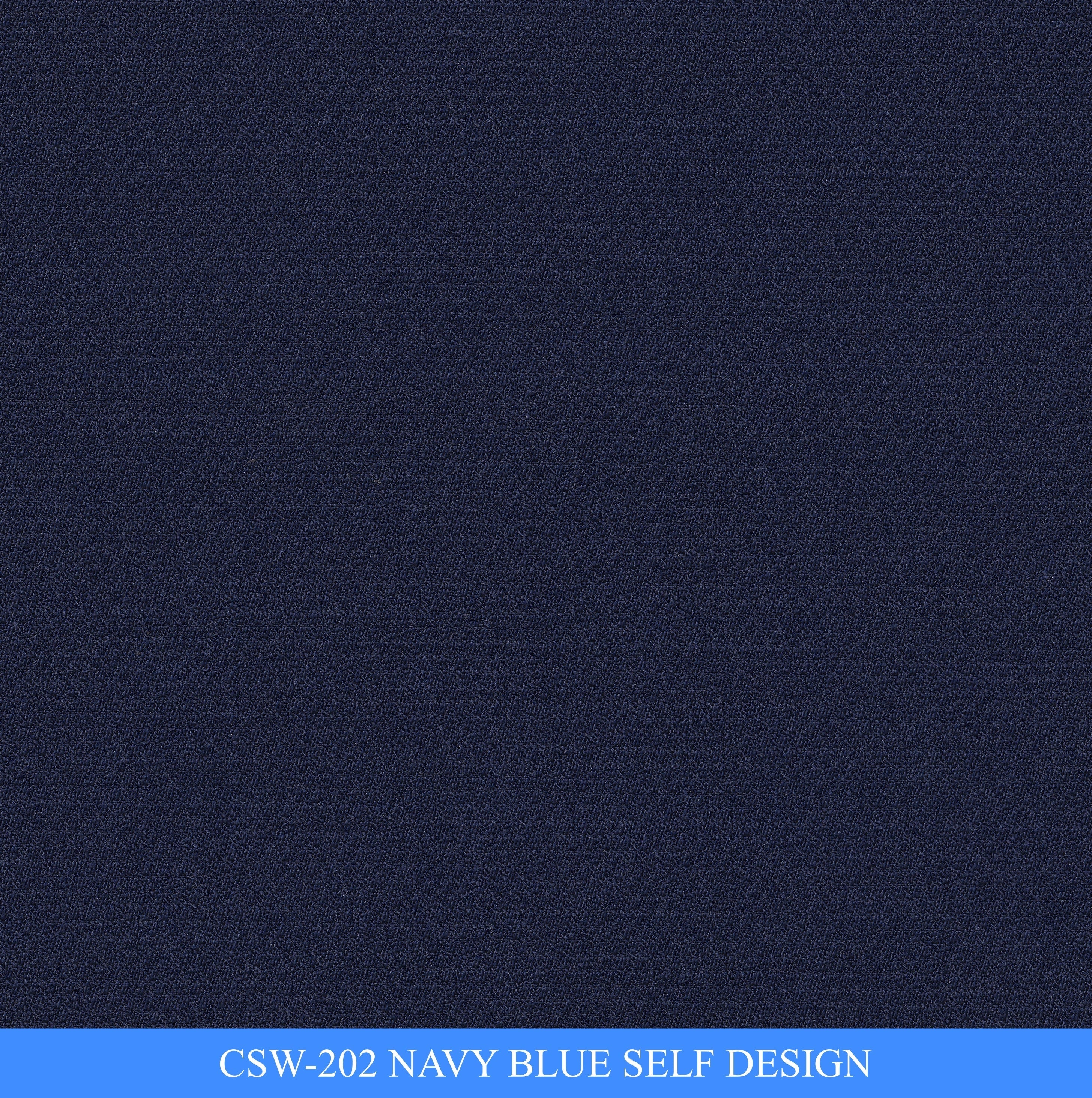 CSW-202/V3-19121 Navy Blue Self Design Vest Fabric